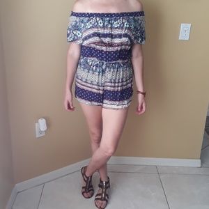 Over the shoulder romper